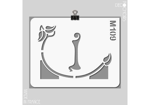 Pochoir pour la décoration. Référence : 