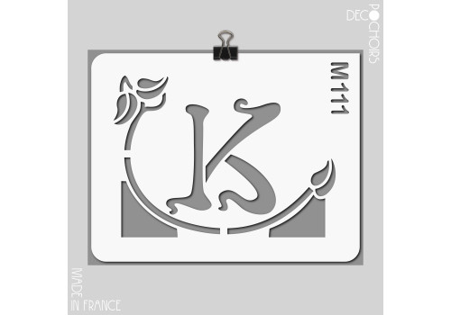 Pochoir pour la décoration. Référence : 