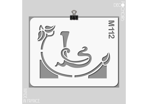 Pochoir pour la décoration. Référence : 