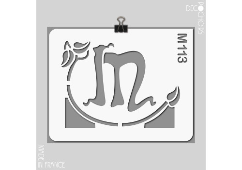 Pochoir pour la décoration. Référence : 