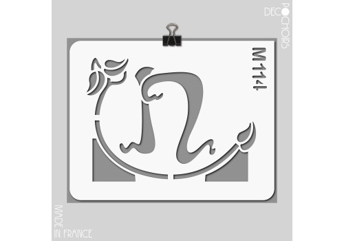 Pochoir pour la décoration. Référence : 