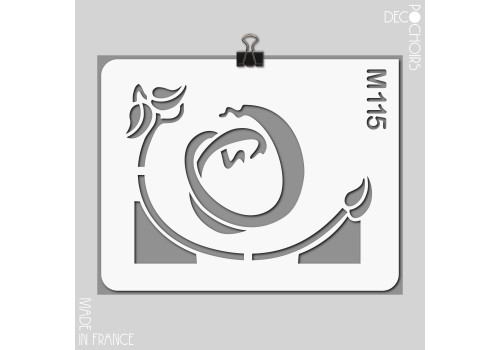 Pochoir pour la décoration. Référence : 