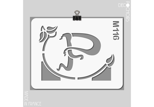 Pochoir pour la décoration. Référence : 