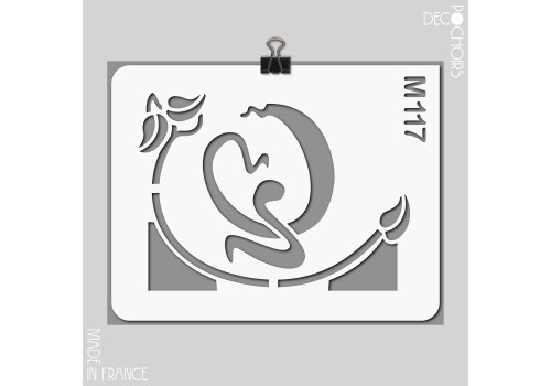 Pochoir pour la décoration. Référence : 