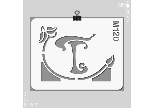 Pochoir pour la décoration. Référence : 