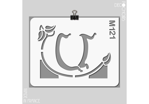 Pochoir pour la décoration. Référence : 