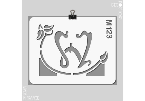 Pochoir pour la décoration. Référence : 