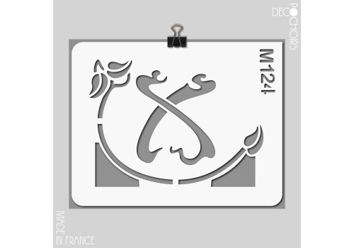 Pochoir pour la décoration. Référence : 