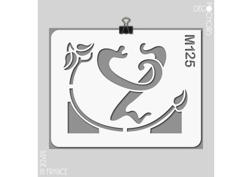 Pochoir pour la décoration. Référence : 