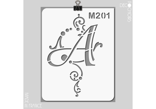 Pochoir pour la décoration. Référence : 