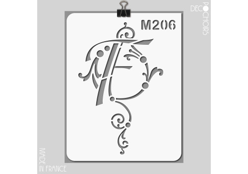Pochoir pour la décoration. Référence : 