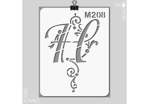 Pochoir pour la décoration. Référence : 