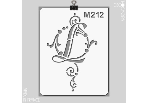 Pochoir pour la décoration. Référence : 