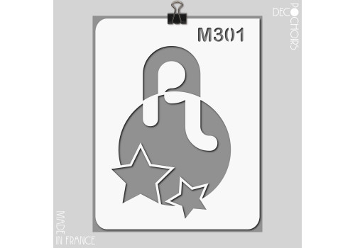 decopochoirs, vos pochoirs personnalisés. Pochoir pour la décoration. Référence :