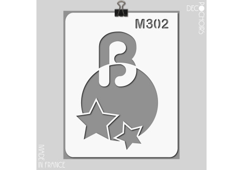 Pochoir pour la décoration. Référence : 