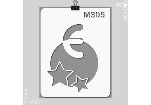 decopochoirs, vos pochoirs personnalisés. Pochoir pour la décoration. Référence :