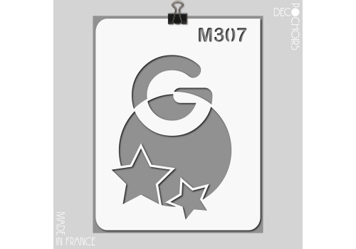 decopochoirs, vos pochoirs personnalisés. Pochoir pour la décoration. Référence :