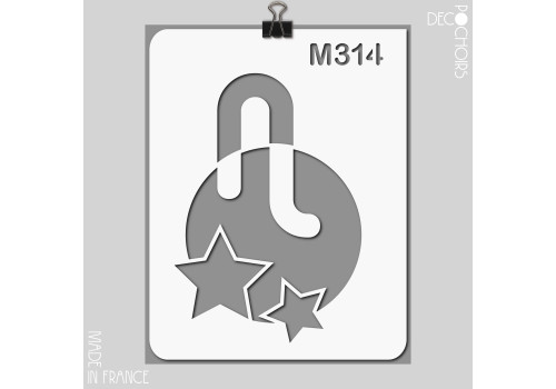 decopochoirs, vos pochoirs personnalisés. Pochoir pour la décoration. Référence :