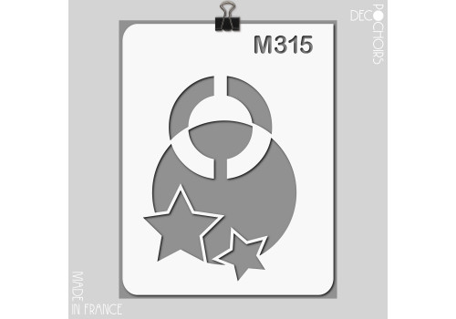 Pochoir pour la décoration. Référence : 