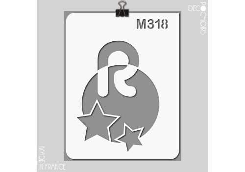 Pochoir pour la décoration. Référence : 