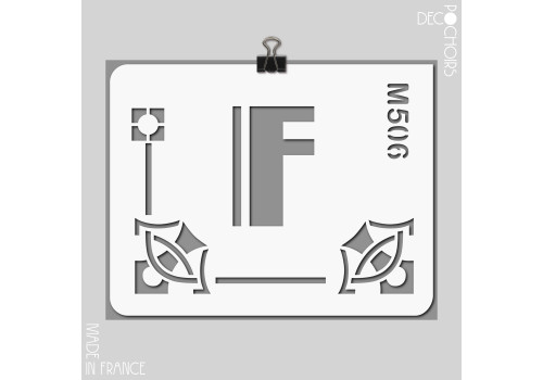 Pochoir pour la décoration. Référence : 