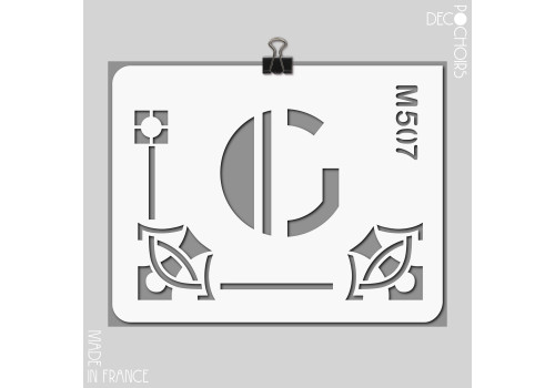 Pochoir pour la décoration. Référence : 