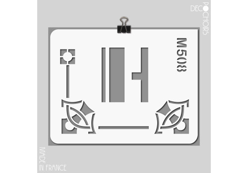 Pochoir pour la décoration. Référence : 