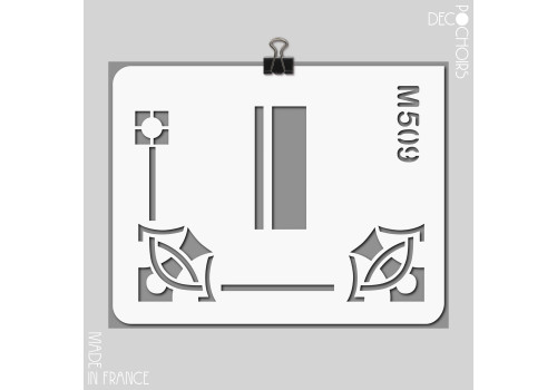 Pochoir pour la décoration. Référence : 