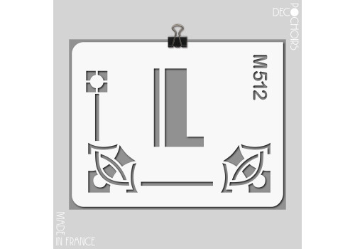 Pochoir pour la décoration. Référence : 