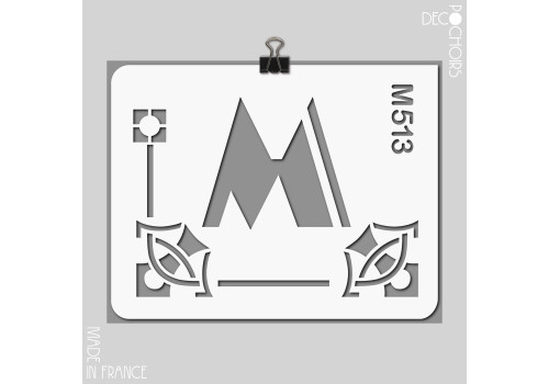 Pochoir pour la décoration. Référence : 