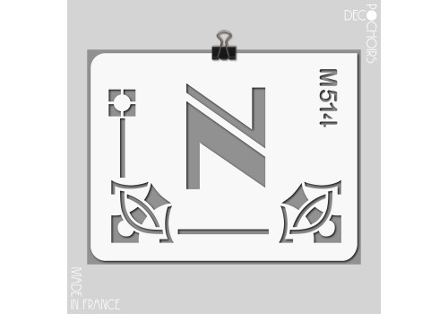 Pochoir pour la décoration. Référence : 