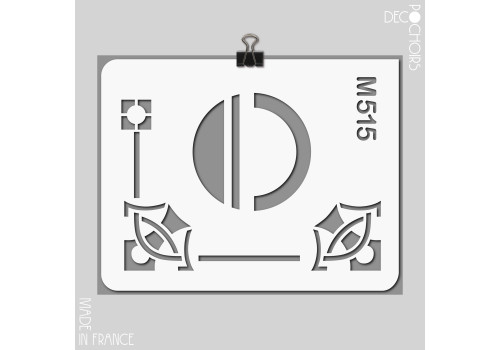 Pochoir pour la décoration. Référence : 