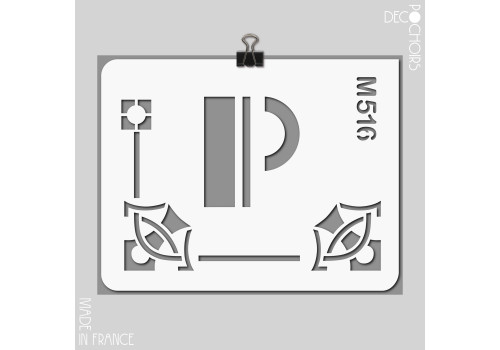 Pochoir pour la décoration. Référence : 