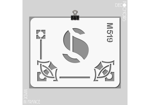 Pochoir pour la décoration. Référence : 