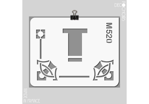 Pochoir pour la décoration. Référence : 