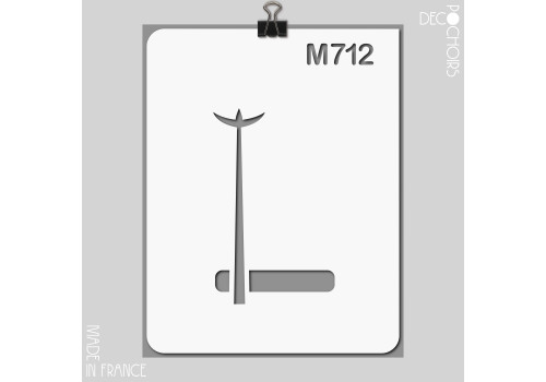 decopochoirs, vos pochoirs personnalisés. Pochoir pour la décoration. Référence :