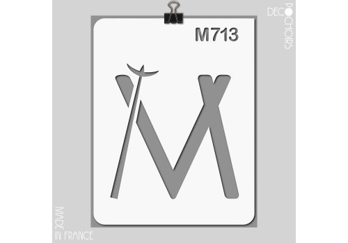 decopochoirs, vos pochoirs personnalisés. Pochoir pour la décoration. Référence :