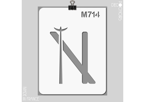 Pochoir pour la décoration. Référence : 