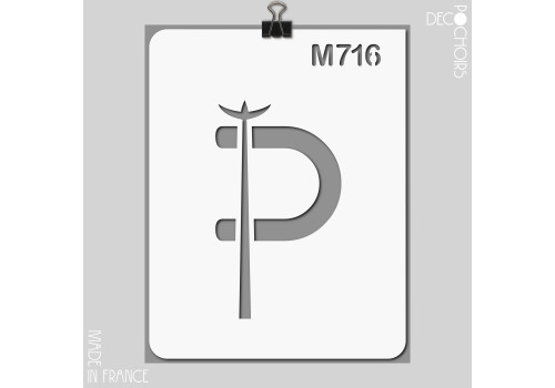 Pochoir pour la décoration. Référence : 