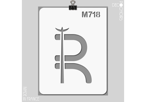 decopochoirs, vos pochoirs personnalisés. Pochoir pour la décoration. Référence :