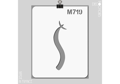 decopochoirs, vos pochoirs personnalisés. Pochoir pour la décoration. Référence :