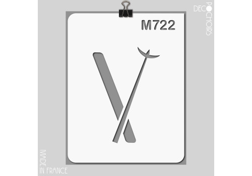 Pochoir pour la décoration. Référence : 