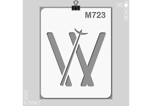 decopochoirs, vos pochoirs personnalisés. Pochoir pour la décoration. Référence :
