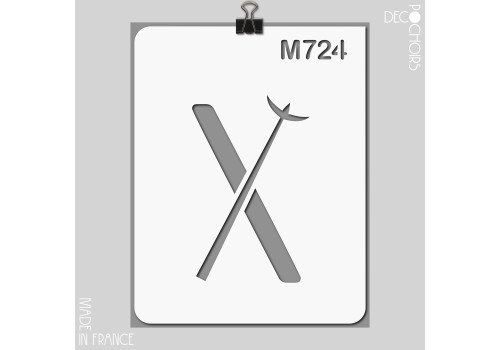 Pochoir pour la décoration. Référence : 