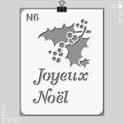 Pochoir pour la décoration. Référence : 