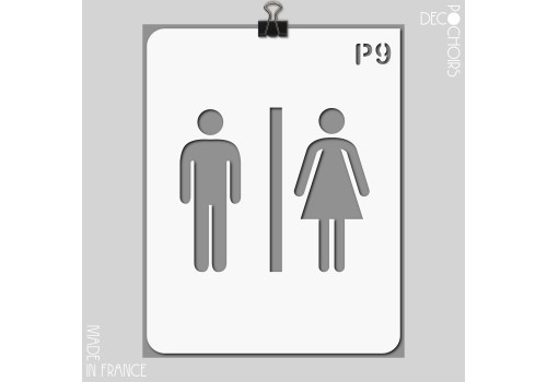 Pochoir pour la décoration. Référence : 