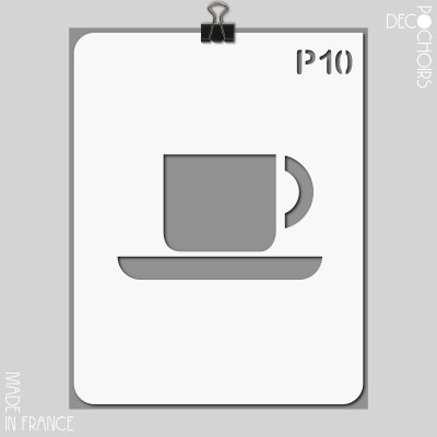 Pochoir pour la décoration. Référence : 