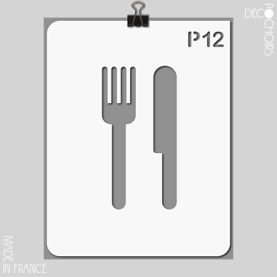 Pochoir pour la décoration. Référence : 