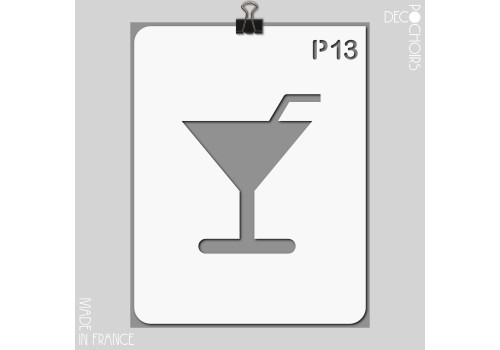Pochoir pour la décoration. Référence : 