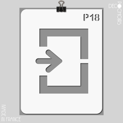 Pochoir pour la décoration. Référence : 